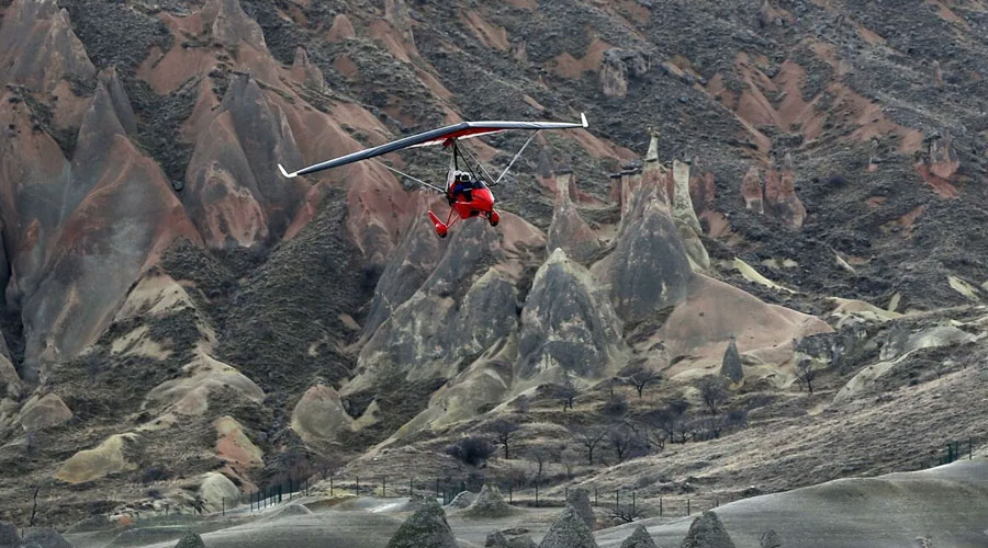 microlight en Cappadoce