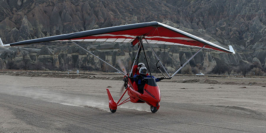 vol en microlight en Cappadoce